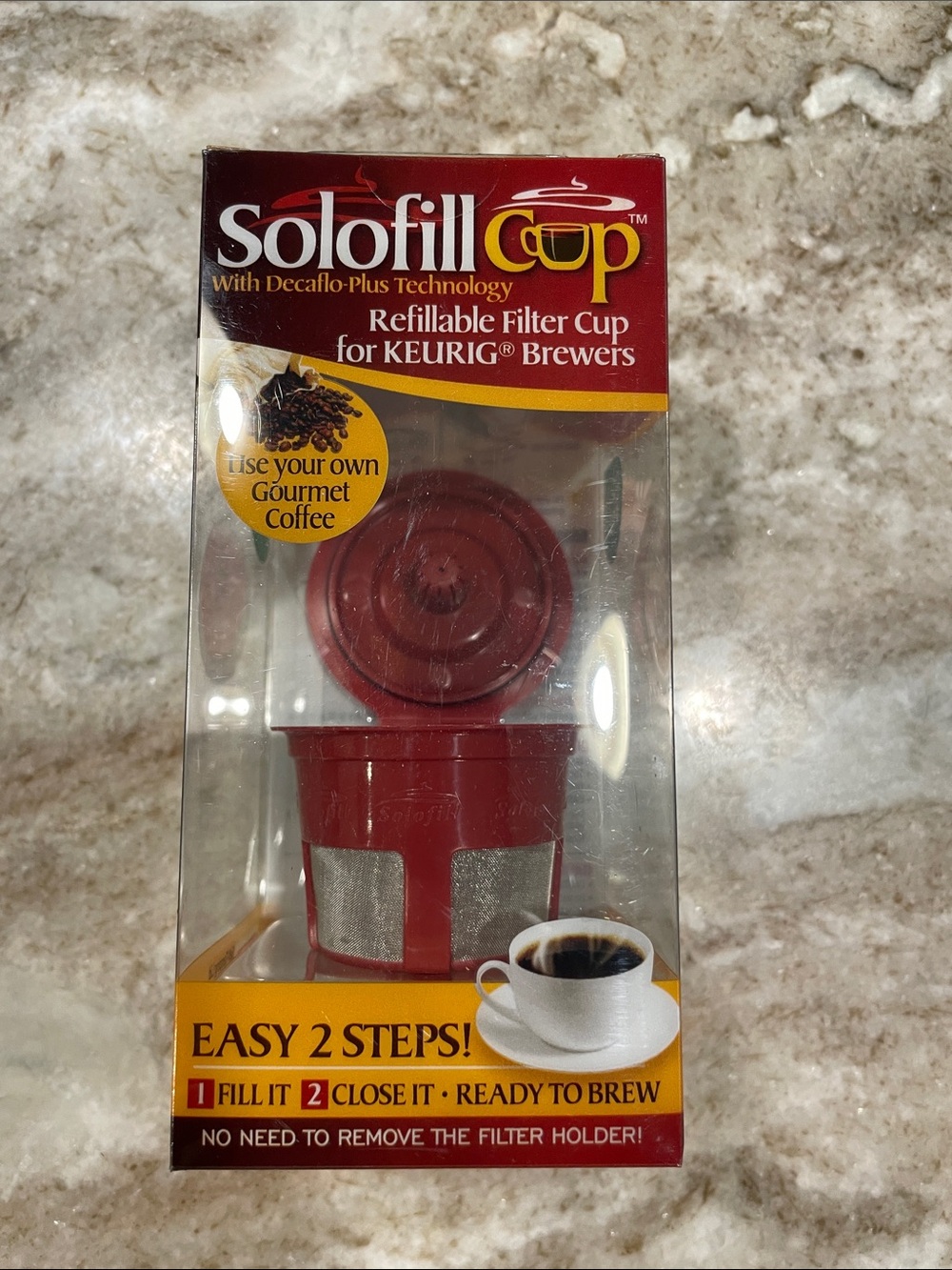 Solofill Cup Refillable Filter Cup - Red